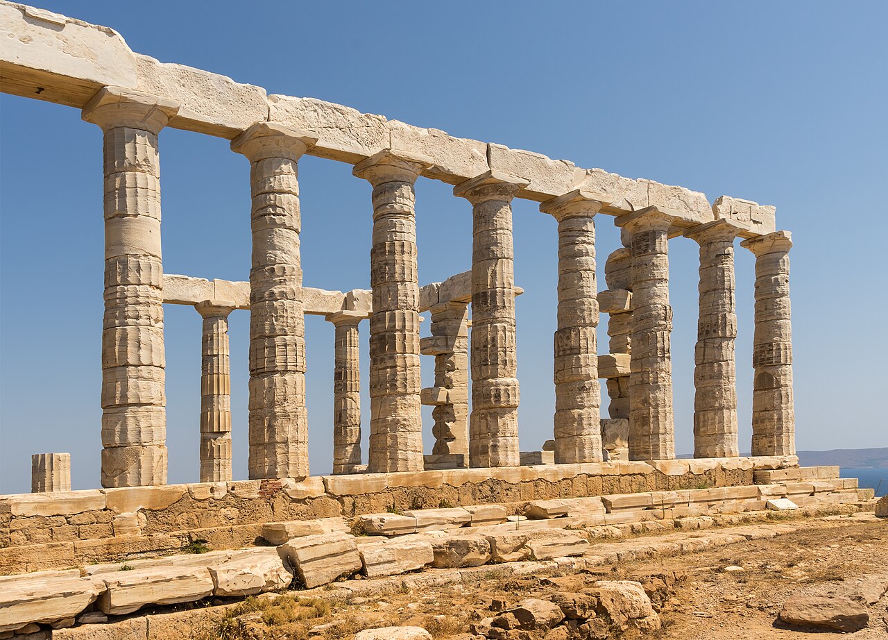 Ο ναός του Ποσειδώνα στο Σούνιο